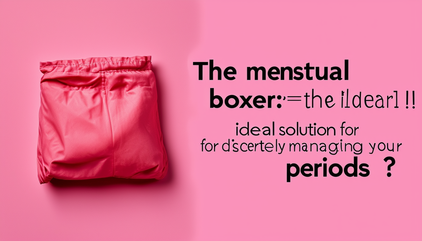découvrez comment le boxer menstruel offre une solution discrète et idéale pour gérer ses règles en toute discrétion. optez pour la commodité et le confort lors de vos règles avec le boxer menstruel.