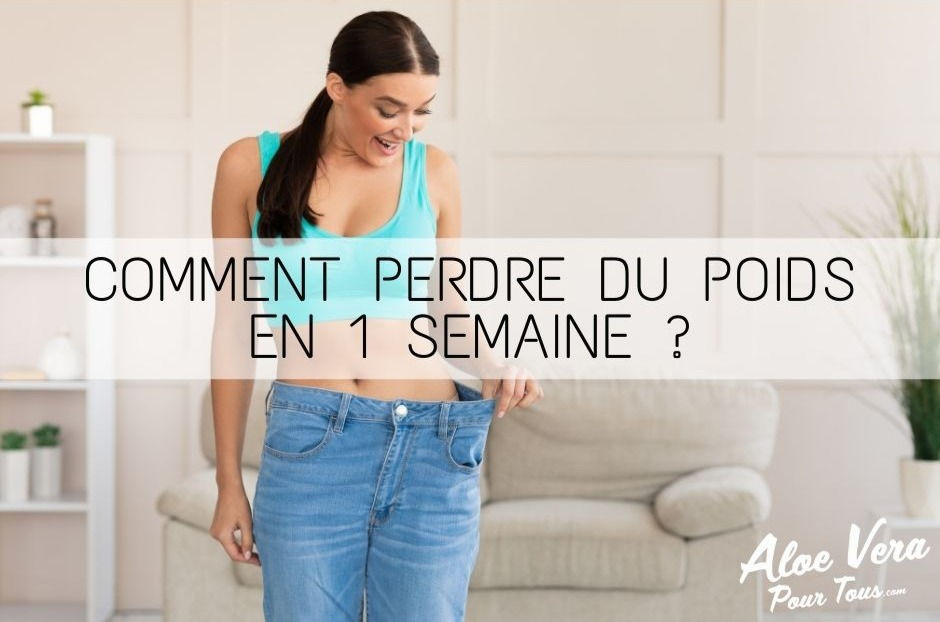perdre du poids en une semaine