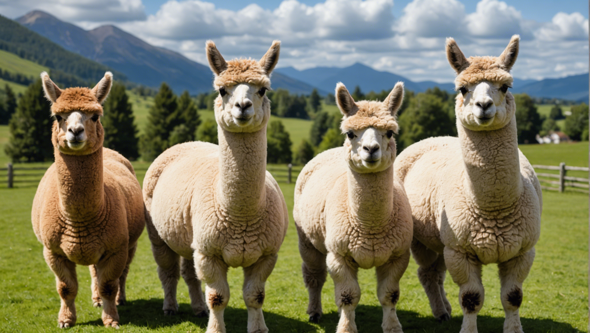 découvrez comment les alpagas ont trouvé le secret ultime pour rayonner avec l'arrivée des beaux jours et révéler leur splendeur au grand jour.