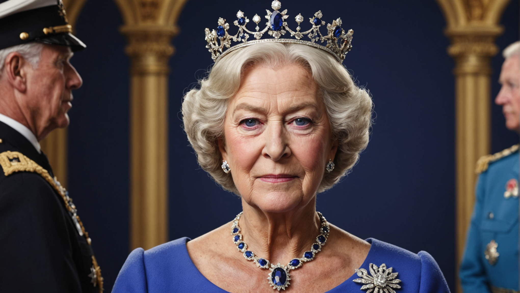 découvrez ce que cache réellement la reine camilla en portant les bijoux iconiques de la reine elizabeth ii : broches, tiare sertie de saphirs et de diamants, offerte lors du couronnement. une plongée fascinante dans l'histoire de la royauté britannique.