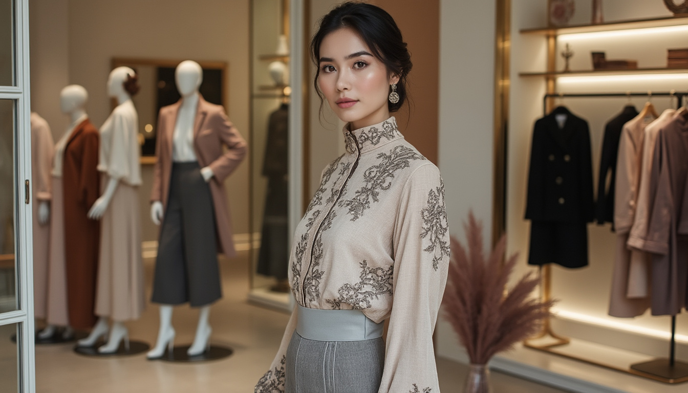 découvrez nada merrachi, la talentueuse styliste qui met à l'honneur la mode pudique à travers sa toute nouvelle boutique à paris. explorez des collections élégantes alliant modernité et raffinement, adaptées à chaque femme.