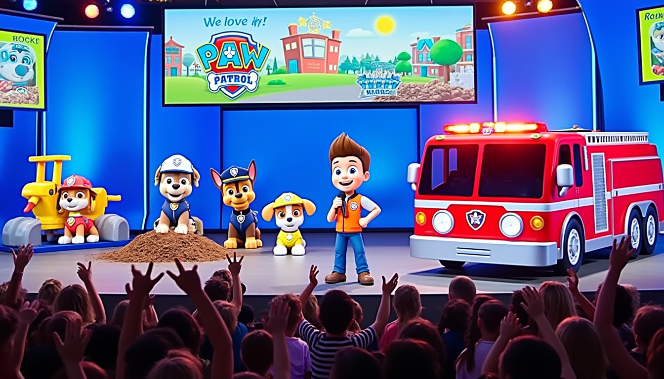 découvrez un défilé de mode captivant avec la pat'patrouille ! rejoignez les célèbres chiots pour une aventure pleine de style et d'amusement. ne manquez pas cet événement unique où chaque patrouilleur brille sur le podium. parfait pour les fans de tous âges!