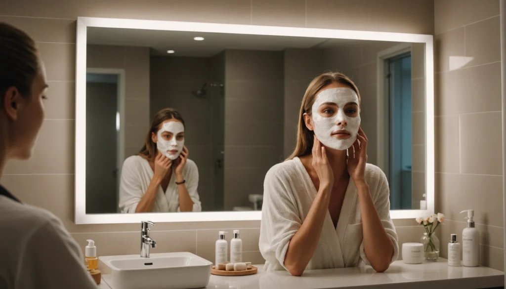 masque led pour femme
